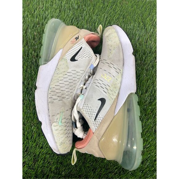Men\'s Nike Air Max 270 White/Black-Sanddrift (DQ7642 100) 8.5 main image 6